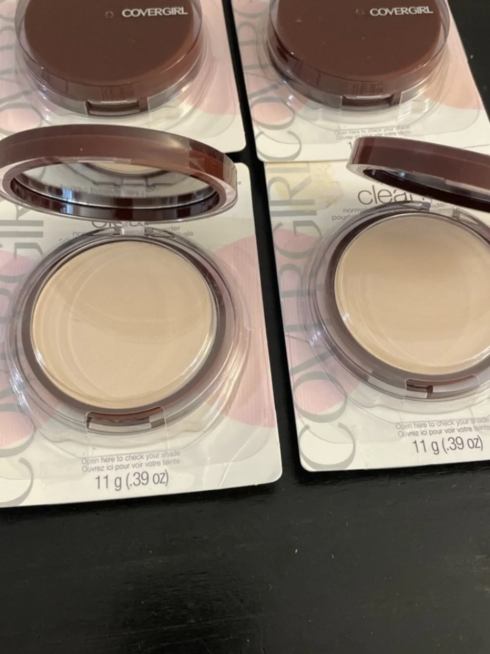 CoverGirl Clean Pressed Powder Normal Skin 110 Classic Ivory x4